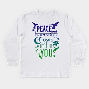 Overwatch - Zenyatta - Peace and Harmony Kids Long Sleeve T-Shirt